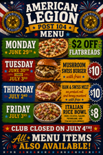 Menu Specials